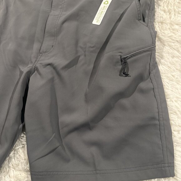 Wrangler Outdoor Mens NWT Field Utility Relaxed fit Shorts 44 gray elastic waist - Picture 2 of 12